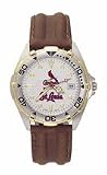 St. Louis Cardinals Men's All-Star Watch W/Leather Band