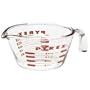 Pyrex Prepware 2-Quart Measuring Cup, Clear with Red Measurements