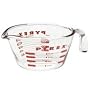 Pyrex Prepware 2-Quart Measuring Cup, Clear with Red Measurements