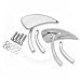 DRAG SPECIALTIES MIRROR TEARDROP TWST STEM MT76302B4