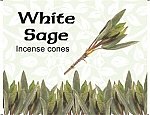 White Sage Cones - Kamini Incense - Box of 10