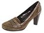 Franco Sarto Palm | Women's Slip-on Dress Shoes Bark Suede/Croco