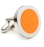 Orange Dot Cufflinks