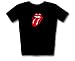 ROLLING STONES Tongue Black Babydoll