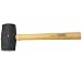 450G RUBBER MALLET WITH HARDWOOD HANDLE