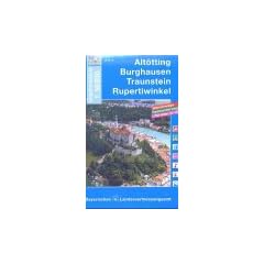 Alt�tting, Burghausen, Traunstein, Rupertiwinkel 1 : 50 000: Mit Wanderwegen, Radwanderwegen, UTM-Gitter f�r GPS-Nutzer (UK 50-44): Mit Wanderwegen, ... UTM-Gitter f�r GPS-Nutzer, Umgebungskarte