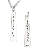 Far Fetched Well Behaved Women Reversible Necklace
