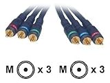 Cables To Go - 40009 - 1.5ft Velocity Component Video Cable (Blue)