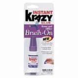 Krazy Glue Home & Office, Brush On, .18oz, Clear (BORKG94548R) Category: Super Glue