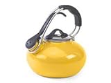Review Chantal L37-LOOP / LIVESTRONG by Chantal 1.8 Quart Enamel Loop Teakettle, Glossy Golden Yellow