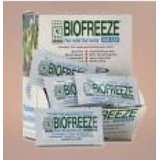 BIOFREEZE with ILEX Pain Relieving Gel - 5 Gram Packs - 100 per Case