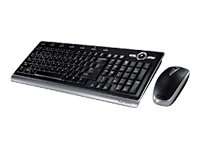 Childrens Toyshop  Electronics : Labtec Ultra-Flat Wireless Desktop - Keyboard - wireless - RF - mouse - USB wireless receiver - UK