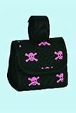 Pet Supplies : 5Star Dog Walking Poop Bags Purse Dispenser Pink Skull & Cossbones