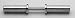 Olympic Dumbbell Handles with Collars - 1 Pair