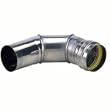 Z-Flex 3" x 45 Degree Z-Vent Stainless Steel Venting