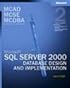 MCAD/MCSE/MCDBA Self-Paced Training Kit: Microsoft  SQL Server(TM) 2000 Database Design and Implementation, Exam 70-229, Second Edition (Pro-Certification)