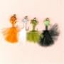 48 P�che � la truite Mouches - Trout Fly Fishing Flies - 48 pieces (4 Dozens) Fritz Nobbler GHD LS LURES; Olive, Orange, Viva, White - 12PCS per Pattern
