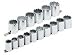 Armstrong 15-735 16pc 3/4 Drive 12pt Fractional Socket Set