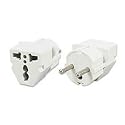 UNIVERSAL PLUG ADAPTER FOR EUROPE - CONVERTS PLUGS FROM ANY COUNTRY TO GERMAN SHUCKO PLUG. VP-109