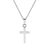 Child's Polished Cross Pendant