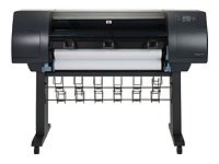 HP DesignJet 4000 - 42 imprimante grand format - couleur - jet d'encre - A0, Rouleau (106,7 cm x 91,4 m) - 2400 ppp x 1200 ppp - jusqu'à 90 m2/heure (mono) / jusqu'à 90 m2/heure (couleur) - capacité : 1 rouleaux - IEEE1394 FireWire, 10/100Base-TX