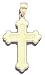 14kt Gold Cross Charm - 1M549