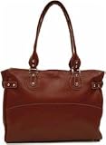 Piel Leather Ladies Large Side Strap Tote Bag