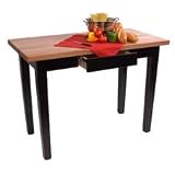 John Boos & Co. RN-C4824-S Le Classique Work Table with Shelf and Drawer 48x24-in.