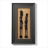 African Figurines Shadowbox - Style 36595
