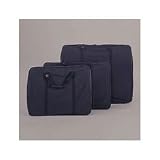 Safco 3047BL Basic nylon art portfolio without rings, for 36 x 24 inserts, 4-1/2' cap., black