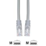 (5 PACK) 5 Feet RJ45 CAT 5E Molded Network Cable - Gray