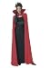Full Length Red Fabric Cape Adult