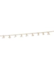 LITTLE DIAMONDS Genuine Diamond Princess 6" Bracelet