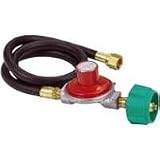 Bayou Classic 36 Inch High Pressure Stainless Braided Propane Hose And 15 Psi Preset Regulator