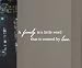 Vinyl Wall Sticker Art Decor Quote Family Decal Word Created by Love F29