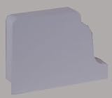 White Right End Cap