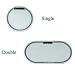 Evans EQ Double Bass Drum Patch, Black