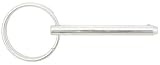 Aerofast Inc FPSC4-20R Ring-Handle Detent Quick Release Pin 1/4 Diameter, 2.00 Grip Long