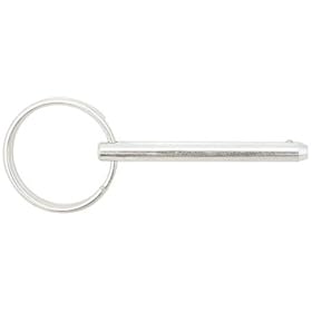 3/16 dia., 1.30 Grip Lg., Quick Release Pins, Stainless Steel (1 Each)