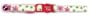 (Price/1)Flower Frenzy Safety Cat Collar Adj 8 - 12" Pnk