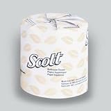Scott. Standard One-Ply Roll Bath Tissue, White, 1,210 Sheet/Roll, 80 Rolls/Ct
