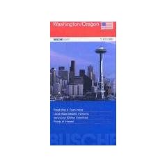 Washington /Oregon: Portland, Seattle, Vancouver. Massstab 1:975 000