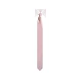 Mens Solid Bridal Pink Skinny Narrow 2 Necktie Neck Tie