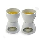 Norpro 2 Piece Porcelain Butter Warmer Set