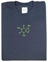 Caffeine Molecule - Navy, L