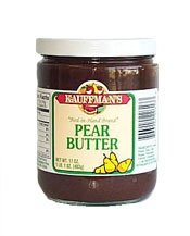 Kauffman Pear Butter 6 count by Jams