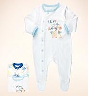 2 Pack Pure Cotton Assorted Sleepsuits