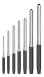 Westward 2AJL9 Roll Pin Punch Set, 1/16 To 5/16 In, 7 Pc