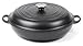 Le Creuset Cast Iron 30cm Shallow Buffet Casserole Black (Ref Cl)