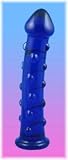 Bundle Don Wands Cobalt Blue Nubby Rocket and 2 pack of Pink Silicone Lubricant 3.3 oz